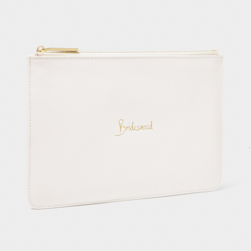 Photograph: Katie Loxton pochette parfaite 'Bridesmaid' blanche