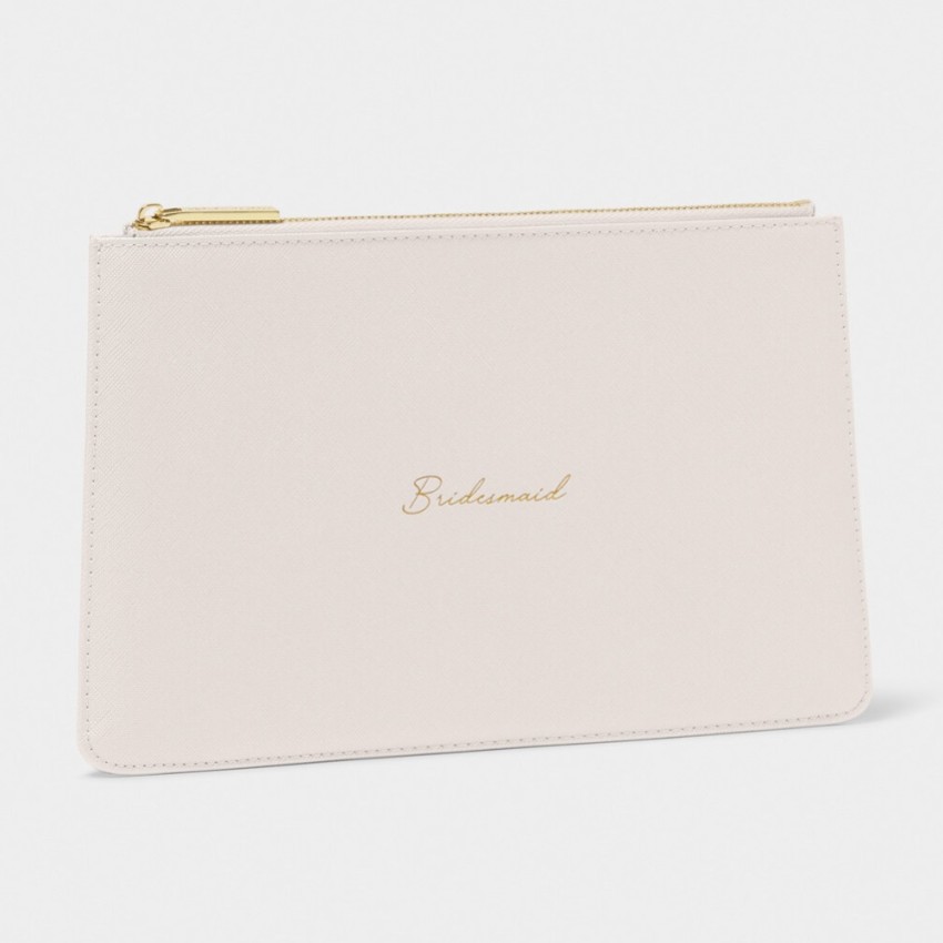 Photograph: Katie Loxton pochette à Sentiments 'Bridesmaid' blanc nacré