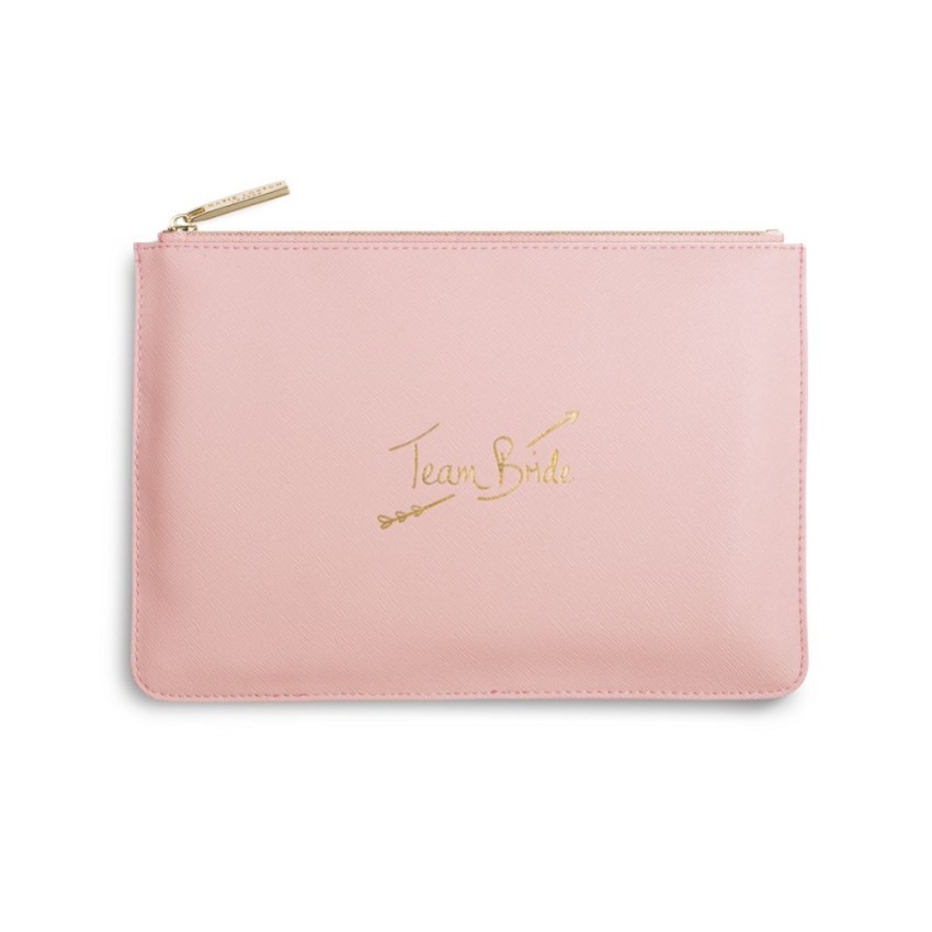 Photograph: Katie Loxton 'Team Bride' Pink Perfect Pouch