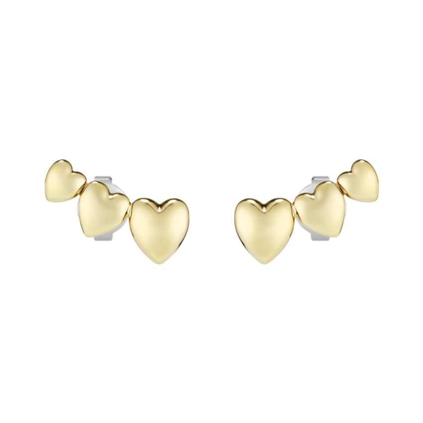 Photograph: Olivia Burton Boucles d'oreilles plaquées or Mini Heart