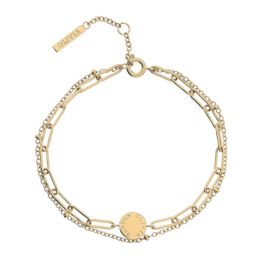 Fotografia: Olivia Burton Bracciale impilabile in oro Illusion