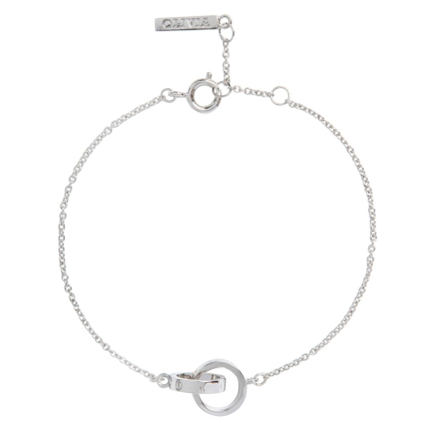 Photograph: Olivia Burton Classic Silver Interlink Dainty Chain Bracelet