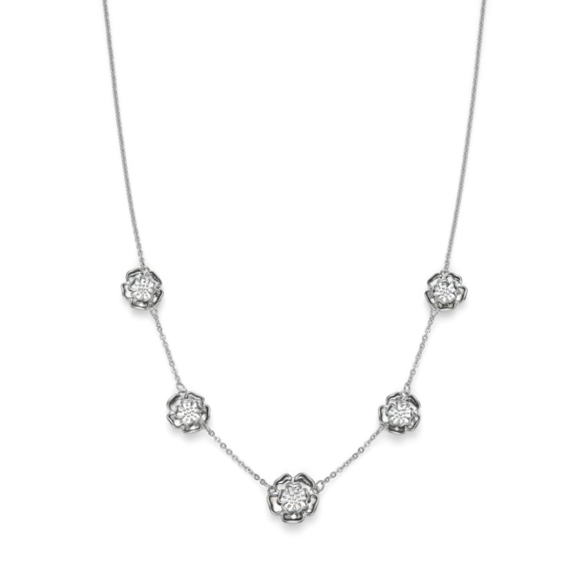 Fotografia: Olivia Burton Collana Tudor Rose in argento