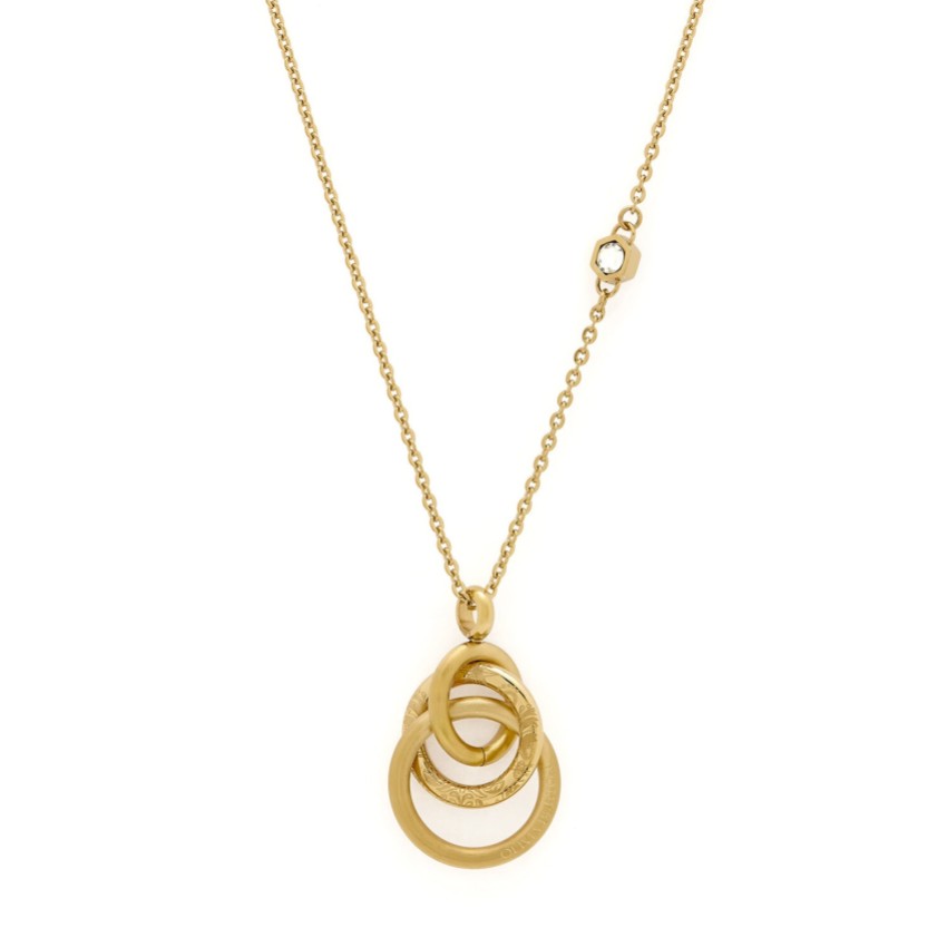 Photograph: Olivia Burton Collier à pendentifs en plaqué or Encircle