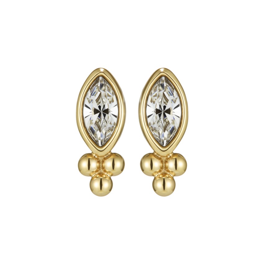 Fotograf: Olivia Burton Dainty Gold Plated Crystal Stud Earrings