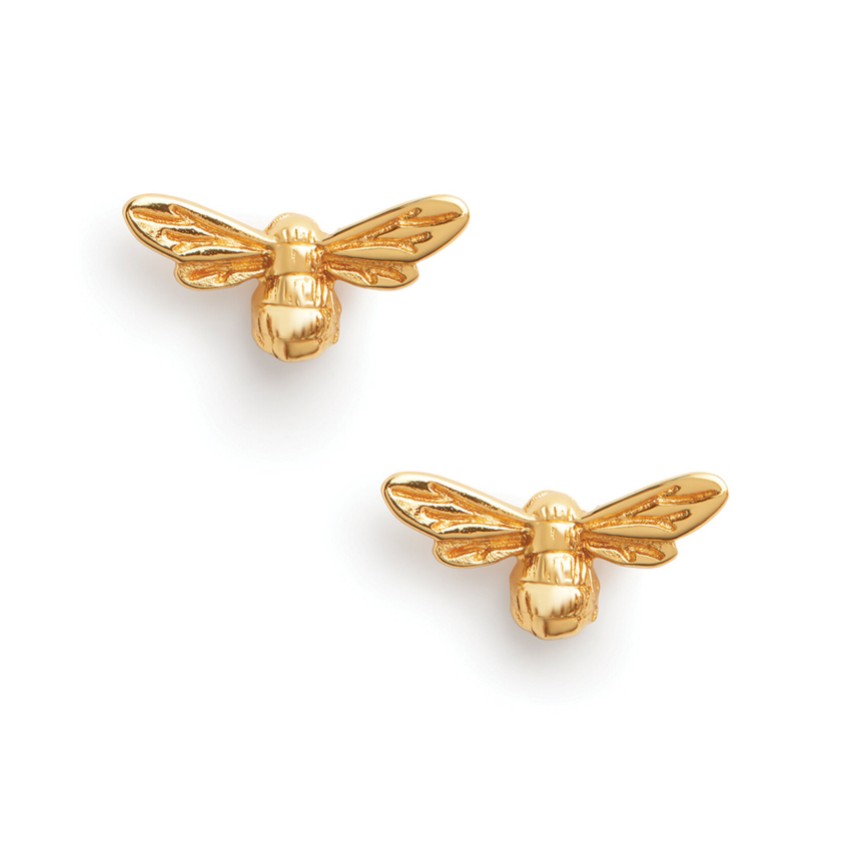 Photograph: Olivia Burton Gold Bee Stud Earrings