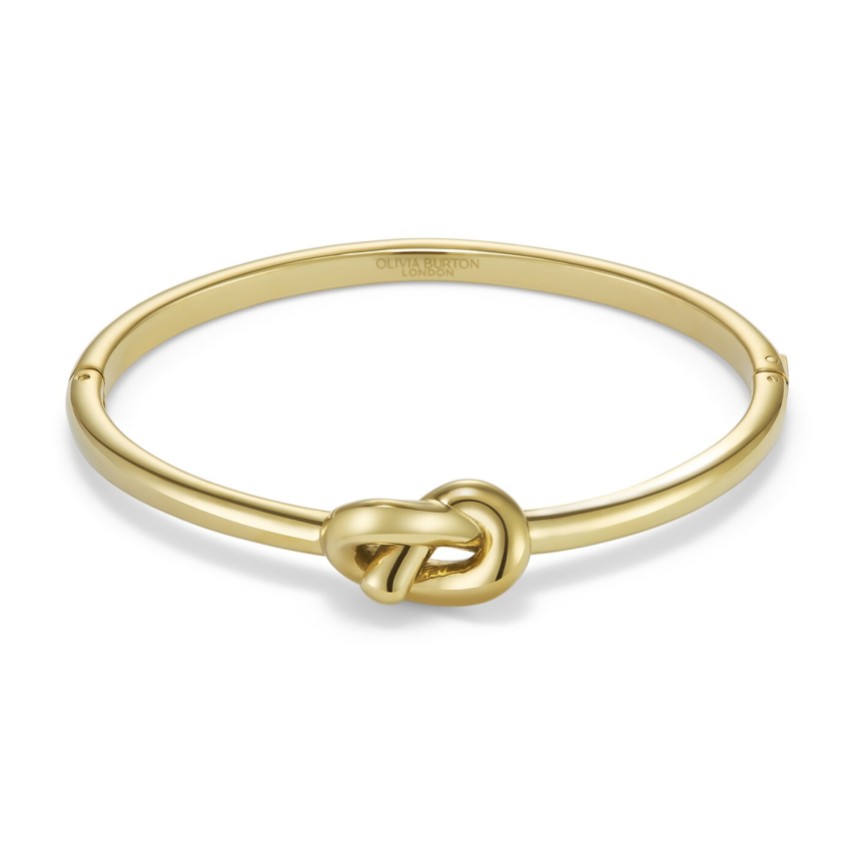 Photograph: Olivia Burton Lover's Knot Gold Plated Bangle