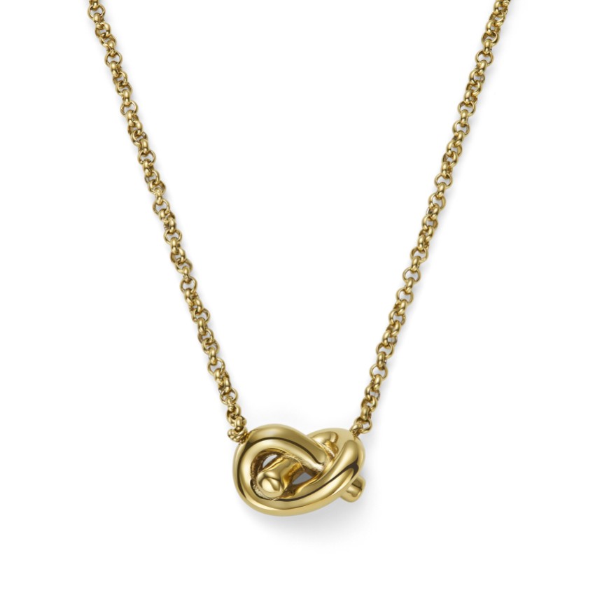 Photograph: Olivia Burton Lover's Knot Gold Plated Necklace