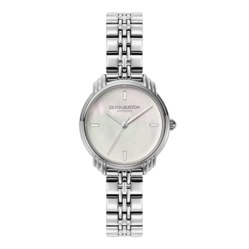 Photograph: Olivia Burton Montre-bracelet Art déco 30 mm ivoire et argent