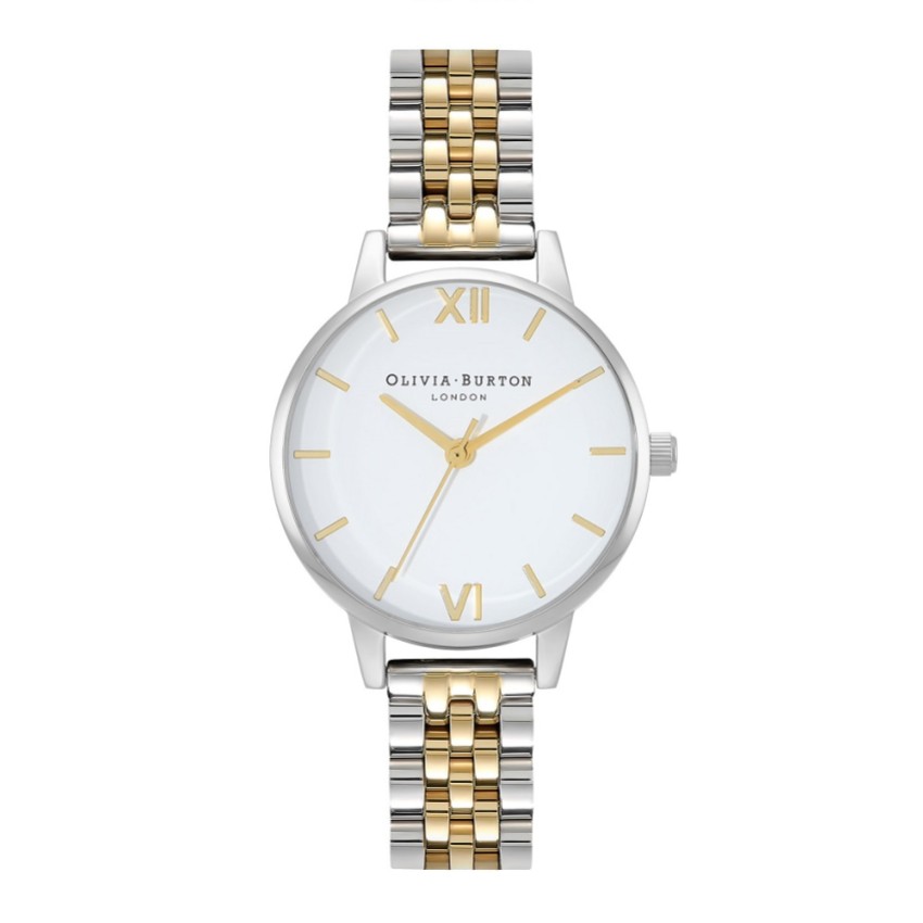 Photograph: Olivia Burton Montre bracelet classique 30 mm en or et argent