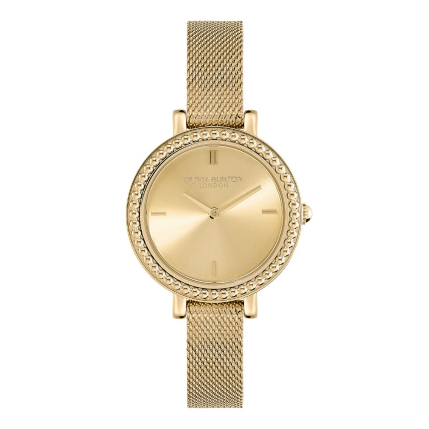 Photograph: Olivia Burton Montre Vintage Bead 30mm Gold Mesh