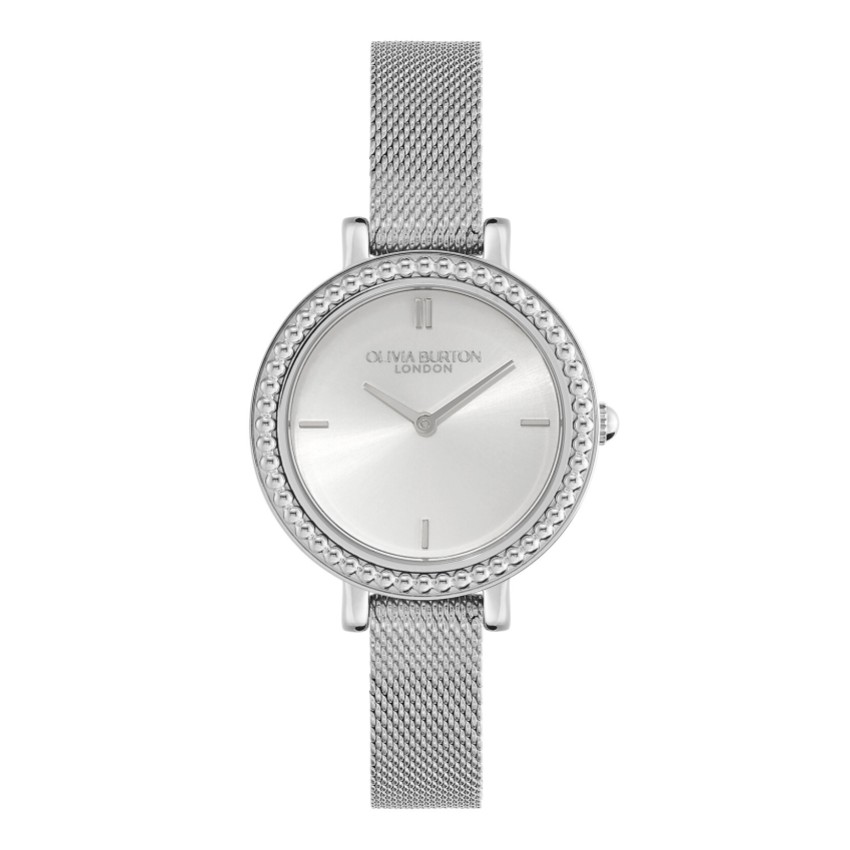 Photograph: Olivia Burton Montre Vintage Bead 30mm Silver Mesh