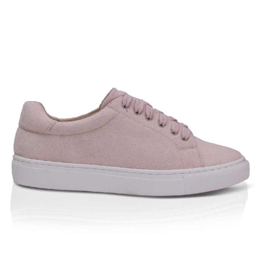 Photograph: Perfect Bridal Madison Blush Suede Wedding Sneakers