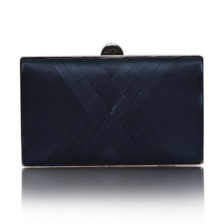 Fotografia: Perfect Bridal Pochette in raso Criss Cross Bay Navy