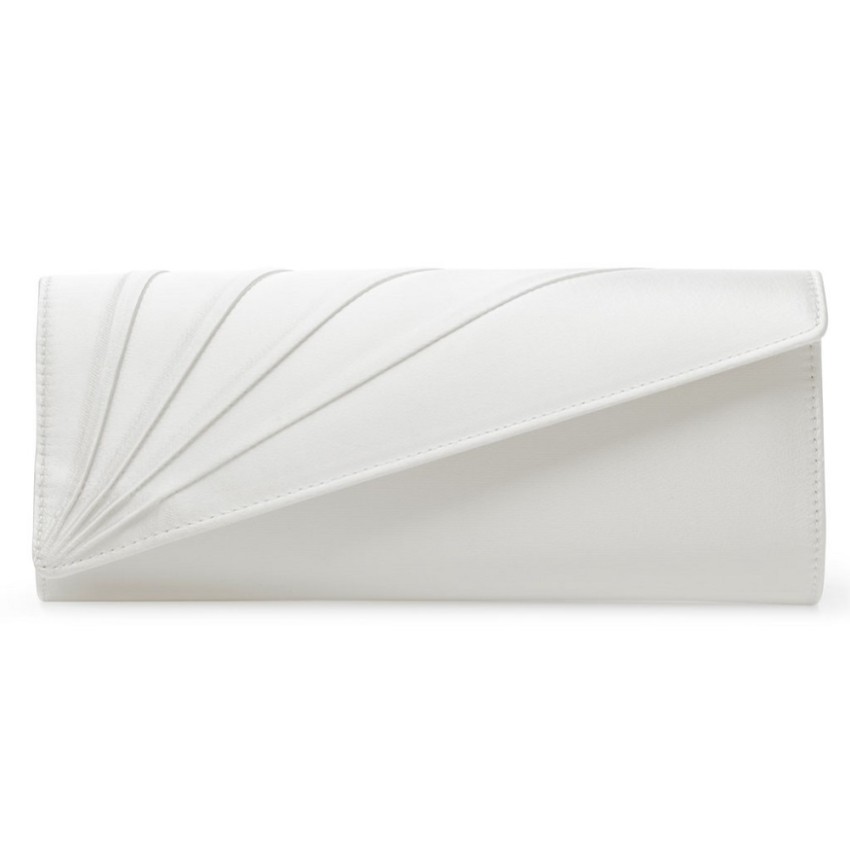 Fotografia: Rainbow Club Pochette da sposa Tess in raso avorio colorabile