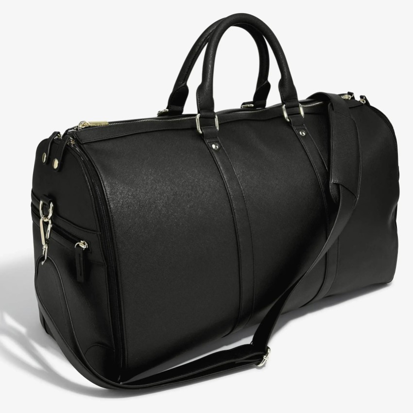 Photograph: Stackers Black Garment Weekend Bag