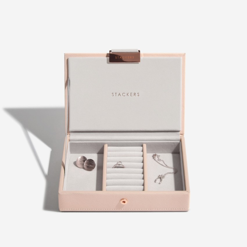 Photograph: Stackers Blush and Rose Gold Mini Jewelry Box