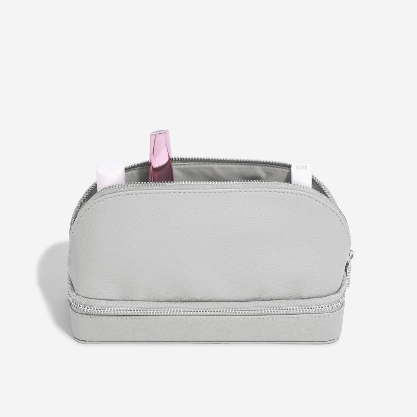 Photograph: Stackers Pebble Gray Cosmetic and Jewelry Bag