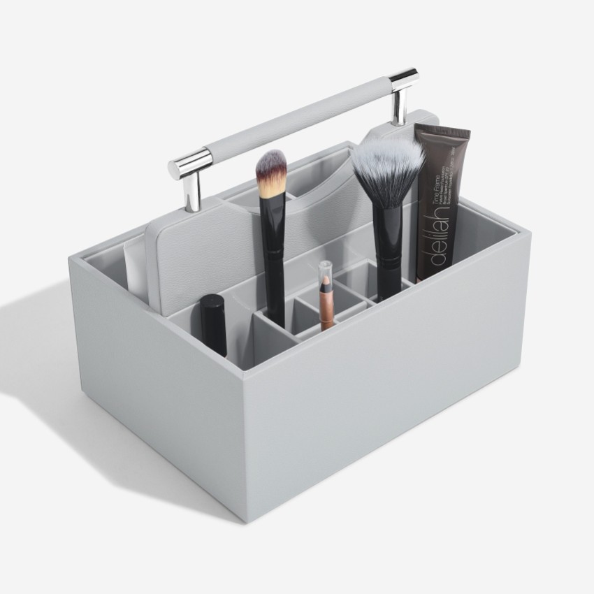 Photograph: Stackers Pebble Gray Cosmetic Organizer