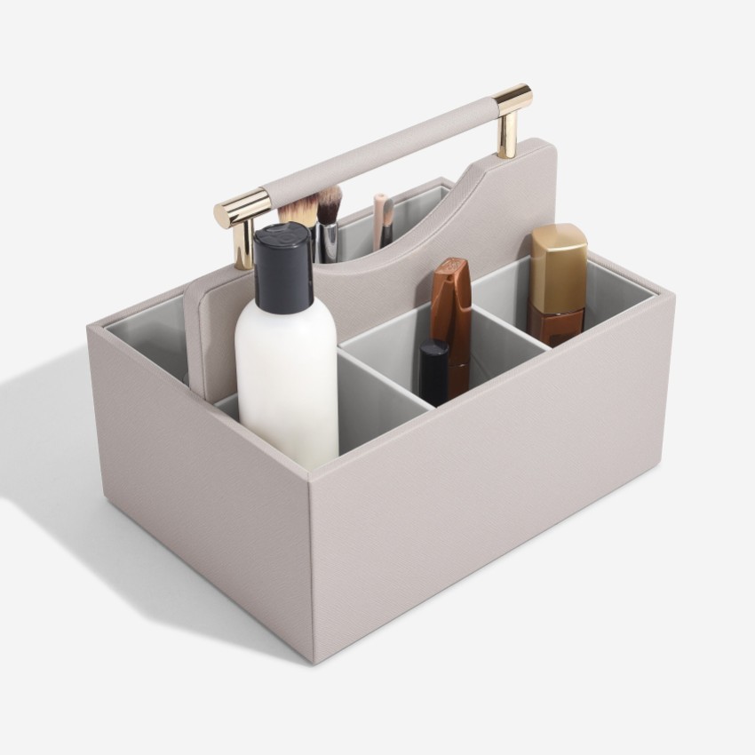 Photograph: Stackers Taupe Cosmetic Organizer