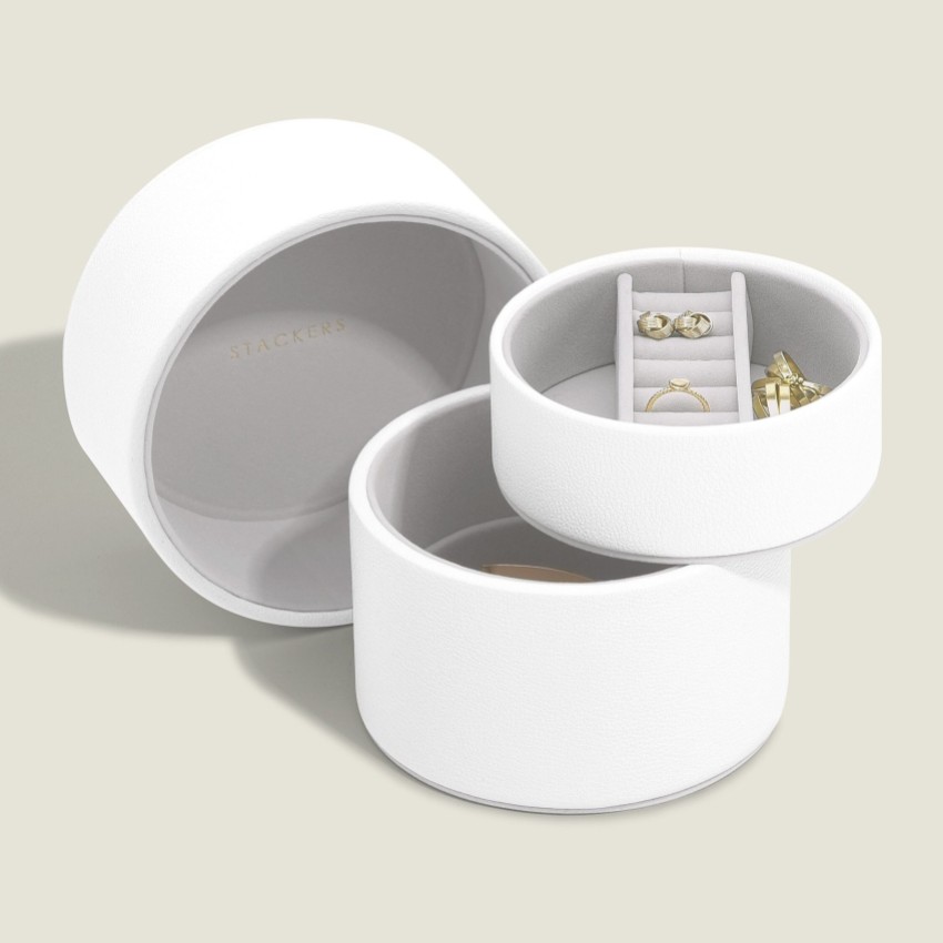 Fotograf: Stackers White Pebble Bedside Table Jewellery Box Pod