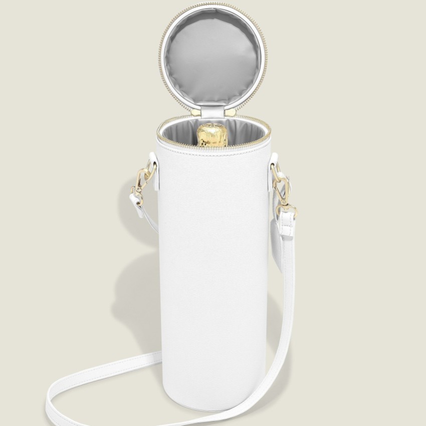 Photograph: Stackers White Pebble Champagne Bottle Bag