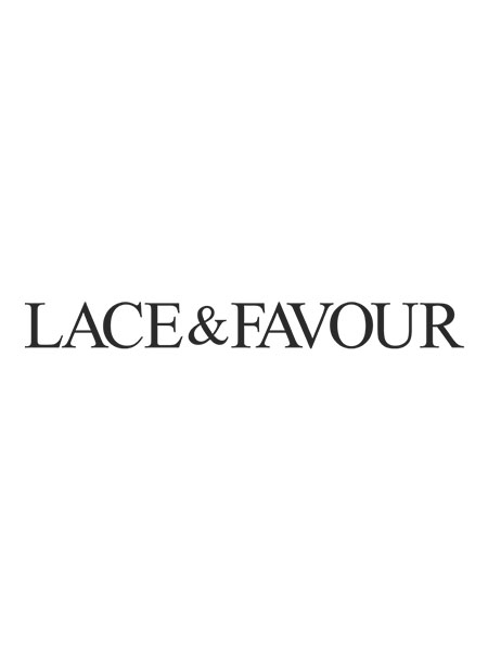 Joyce Jackson Lunaria Lace Edge Chapel Length Veil with Lace Motifs
